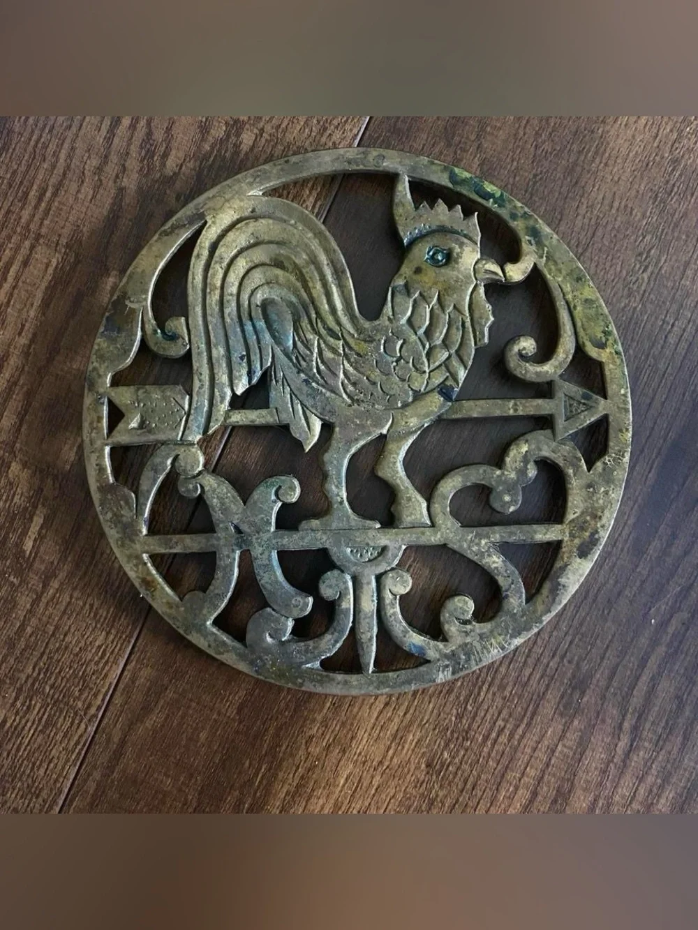 Vintage Brass Trivet